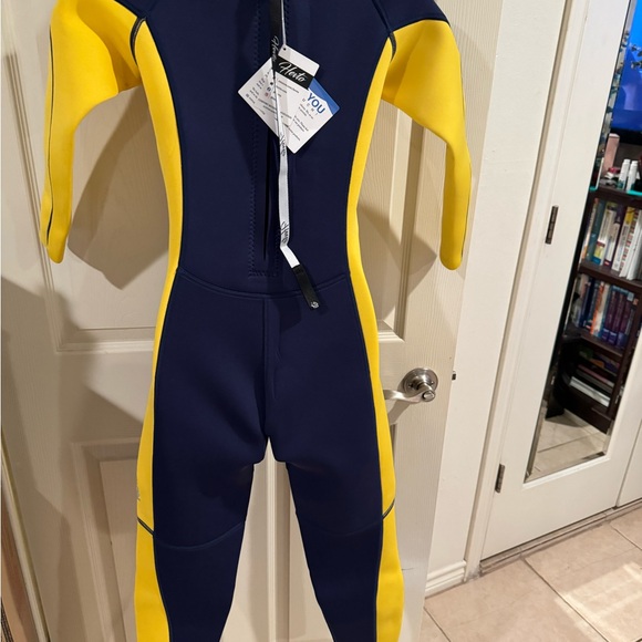 Hevto Kids Wetsuit for Boys Girls Toddler Youth 3/2mm Neoprene Full Wet Suits - Picture 8 of 12
